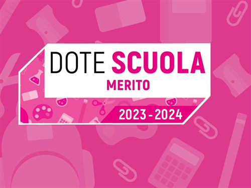 DOTE SCUOLA 2023/2024 - Merito a.s. 2022/2023