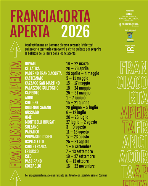 Franciacorta aperta 2026