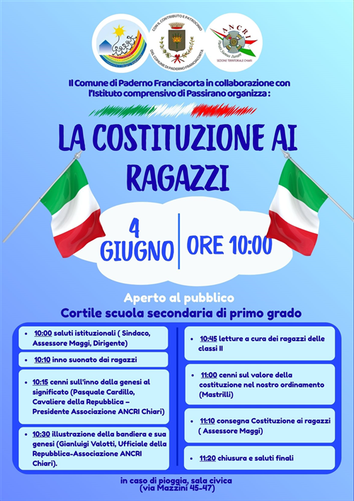 La costituzione ai ragazzi