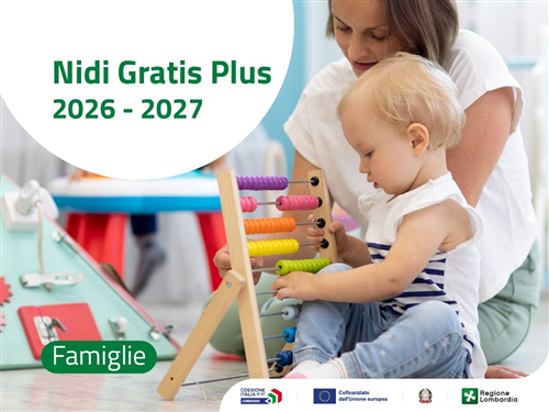 Nidi Gratis Plus 2026 - 2027: apertura delle domande per le famiglie dal 27 ottobre