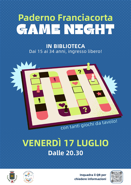 Paderno Franciacorta Game Night