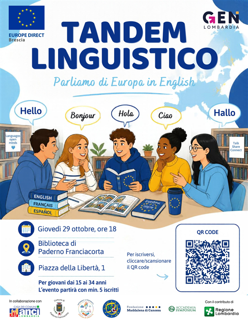 Tandem linguistico: parliamo di Europa in inglese