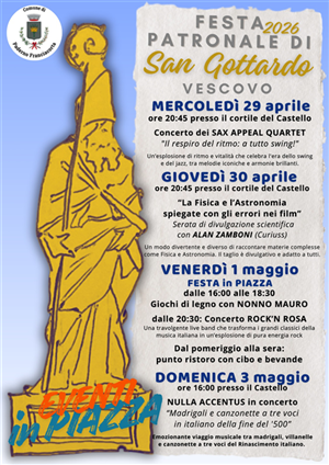 Festa Patronale di San Gottardo Vescovo 2026