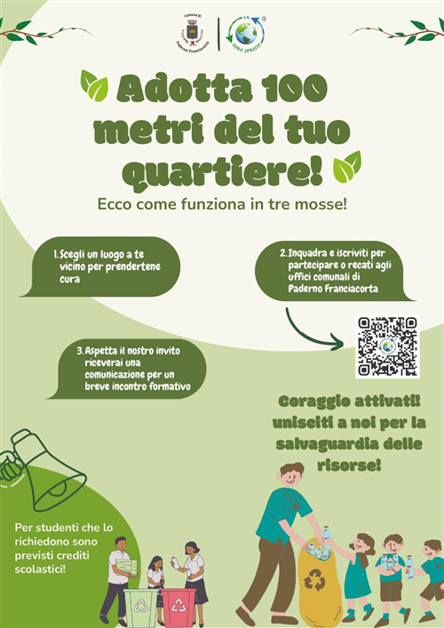 In occasione della giornata mondiale della terra: "Adotta 100 metri del tuo quartiere"